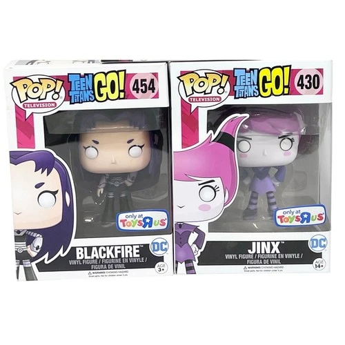 Funko Pop! Television Teen Titans Go! Blackfire 454 and Jinx 430 ToysRus