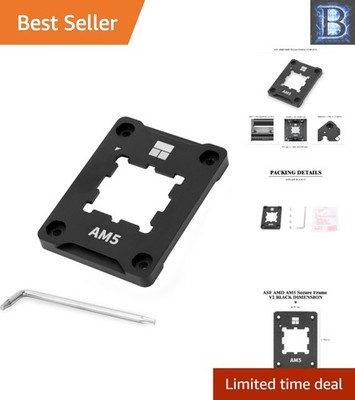 AM5 Secure CPU Frame for Enhanced Performance - Easy Install with Tools Included