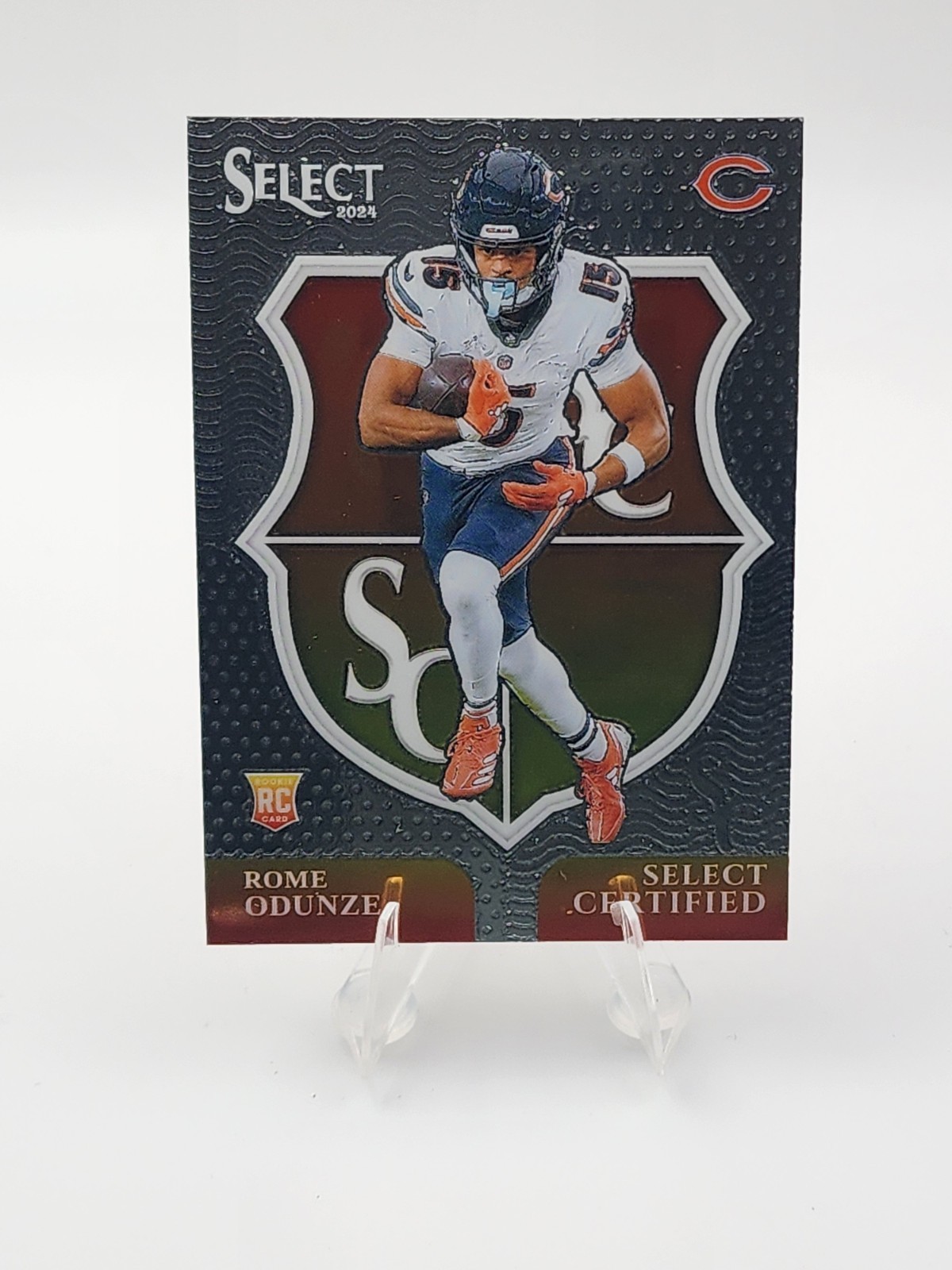 2024 Panini Select - Select Certified Rookies Rome Odunze #10 (RC)