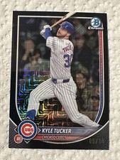 Kyle Tucker 5/10 Black Mojo SSP 2025 Bowman Chrome Cubs Topps Mega Box