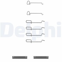 Delphi ZubehöRsatz, Scheibenbremsbelag LX0080 FüR Peugeot Renault