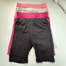 Lot Of 4 Girls The Children  s Place Bike Shorts Size 7/8 Cotton Stretch Casual