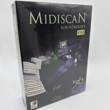 Vintage MIDISCAN for Windows v2.5/ New Sealed