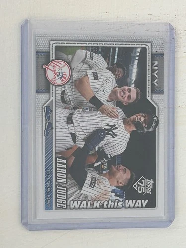 2026 Topps Series 1 Aaron Judge Walk This Way Card - Very Rare SSP