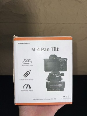 Box Head Rotation Soonpho M4 Motorized Rotating Panoramic Tripod Head, Remote Control 360 ...