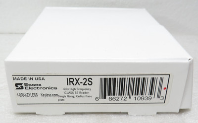 824専用 Essex Electronics IRX-2S iRox Single Gang High Frequency iCLASS SE