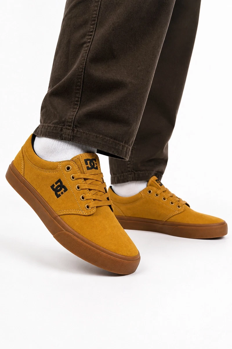 DC Trase SD Wheat Gum Suede Skate Shoes Mens 5.5 Womens 7 Unisex NEW DC Shoes Brown Casual Shoes for Men for sale | eBay main image 3