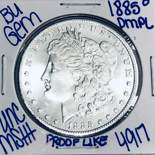 1885 O BU UNCIRCULATED MORGAN SILVER DOLLAR AUTHENTIC U.S.MINT FREESHIPPING 4917