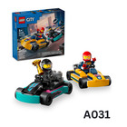 LEGO City Go-Karts & Race Drivers (Set 60400) – New & Sealed - Fast Shipping!