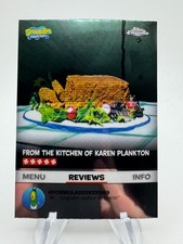 2025 Topps Chrome SpongeBob 25th HOLOGRAPHIC MEATLOAF Kelp Reviews #BB1