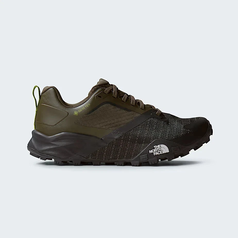 The North Face Men's Offtrail TR GORE-TEX Trail Running Shoes Taupe Green/Grey