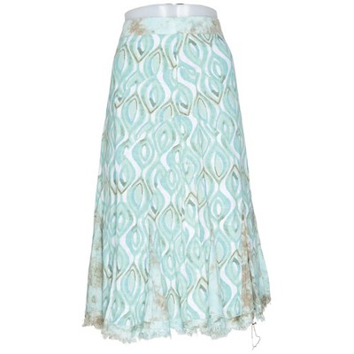 Per Una x Marks & Spencer, Rock, Größe: 44, Blau/Grün/Braun #944