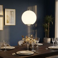 Pendelleuchte HäNgelampe Wohnzimmerleuchte Flurleuchte 1 Flammig Led H 150 Cm