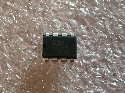 93C66P CAT93C66 IC MICROWIRE SERIAL EEPROM 4K-BIT 1.8-6.0 V 8-PIN DIP (LOT OF 2)