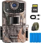 usogood Trail Camera 36MP 2K, Game Camera with Night Vision,32GB Card&Batteries
