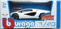 Bburago Lamborghini Countach Lpi 800-4 Weiß 1:43 Neu/Ovp Modellauto Sportwagen