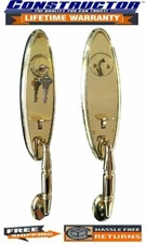 Constructor LEX Handleset Deadbolt Single Cylinder Door Lockset Polished Brass