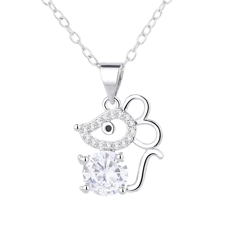 White gold childrens necklace deals