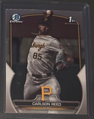 Carlson Reed 2023 Bowman Draft 1st #BDC-11 Pittsburgh Pirates | eBay
