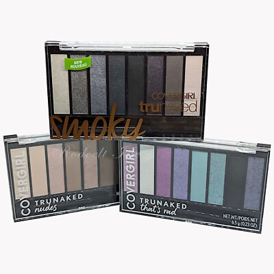 CoverGirl TruNaked 8 Eye Shadow Palette, .23 oz/6.5 g ~ YOU PICK ~