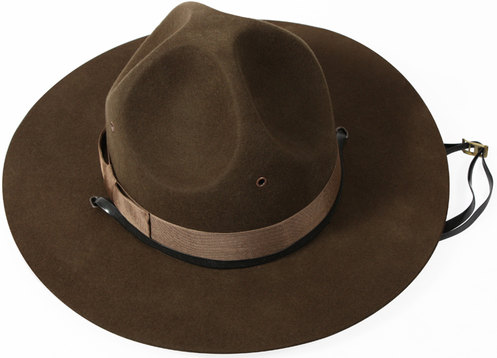 Sombrero de sargento taladro instructor del ejército campaña policía estatal militar guardaparques