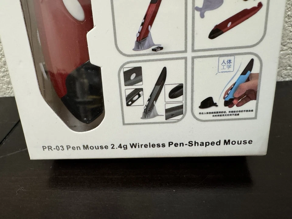 New 2.4Ghz Wireless Pointing Pen Mouse USB Pocket Drawing Writing Pen Laptop US - Image 4 of 4