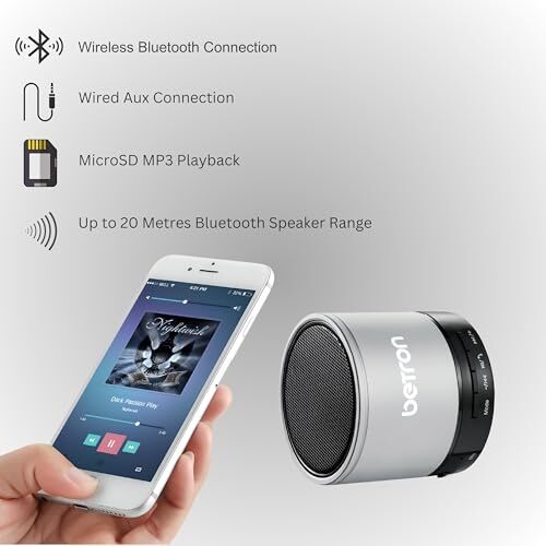 Betron KBS08 Bluetooth Speaker, Wireless, Portable, Mini. 7 Color Variation - Picture 36 of 57