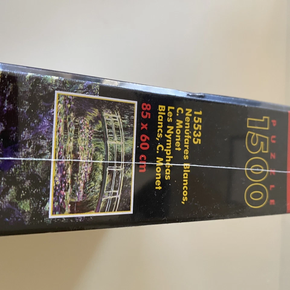 New Claude Monet EDUCA Fine Art Collection Puzzle 1500 WhiteWater Lilies 15535 - Image 4 of 4