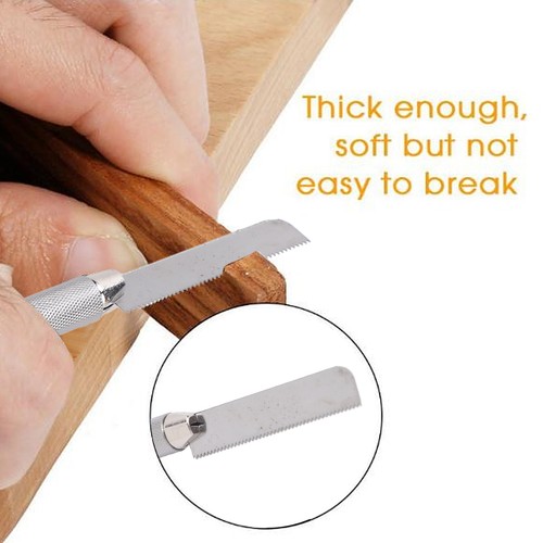 Mini Hand Saw Grip Steel With 2 Blades DIY Handheld Craft Saw For Model Pro ME - Picture 10 of 22