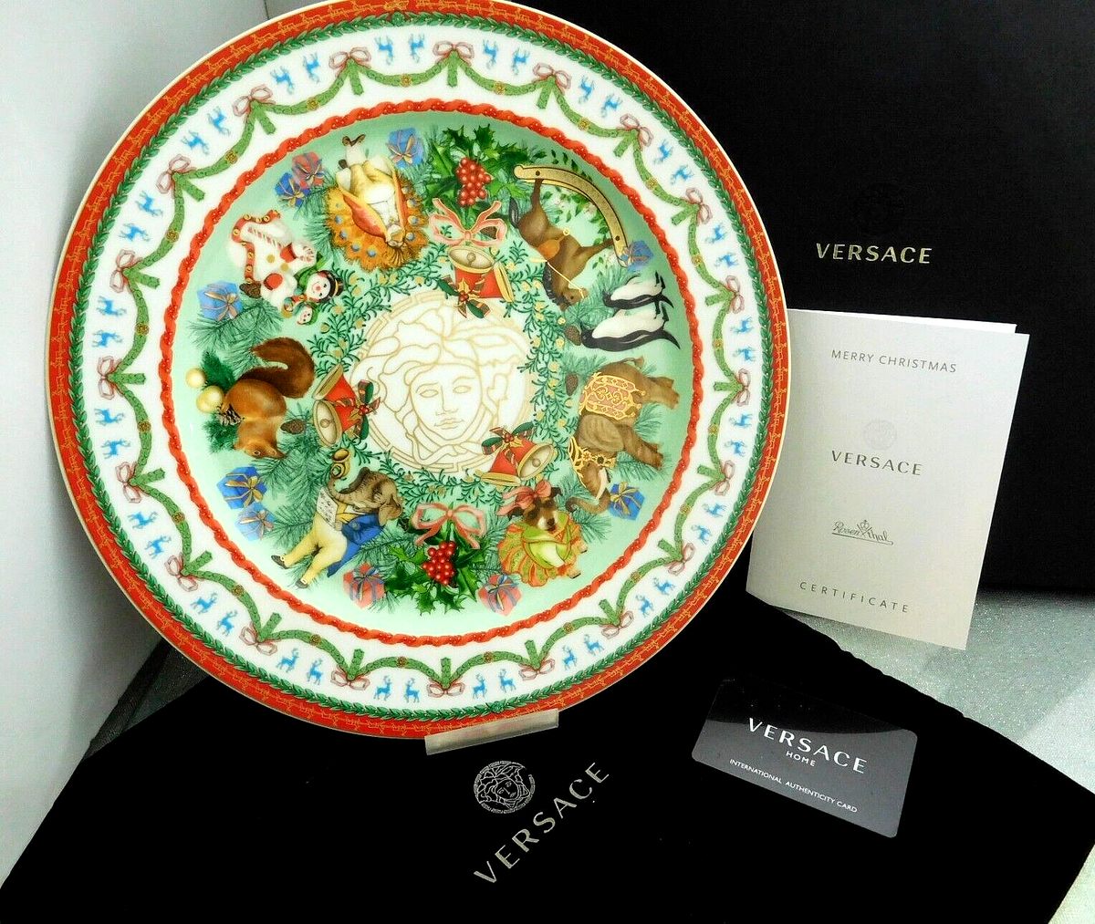 Rosenthal Versace Merry Christmas 2011 Weihnachtsteller Wandteller