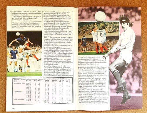 Marshall Cavendish Football Handbook 1978 Single Issues - Various Multi Choice - Picture 141 of 176