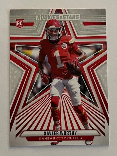 Xavier Worthy - 2024 Rookies & Stars Rookie #200 - Kansas City Chiefs - Picture 2 of 3