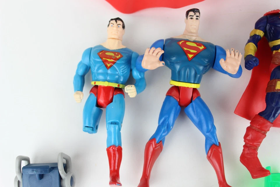 Lote de figuras de acción de Superman vintage con accesorios años 80 90 Foto 2 de 4