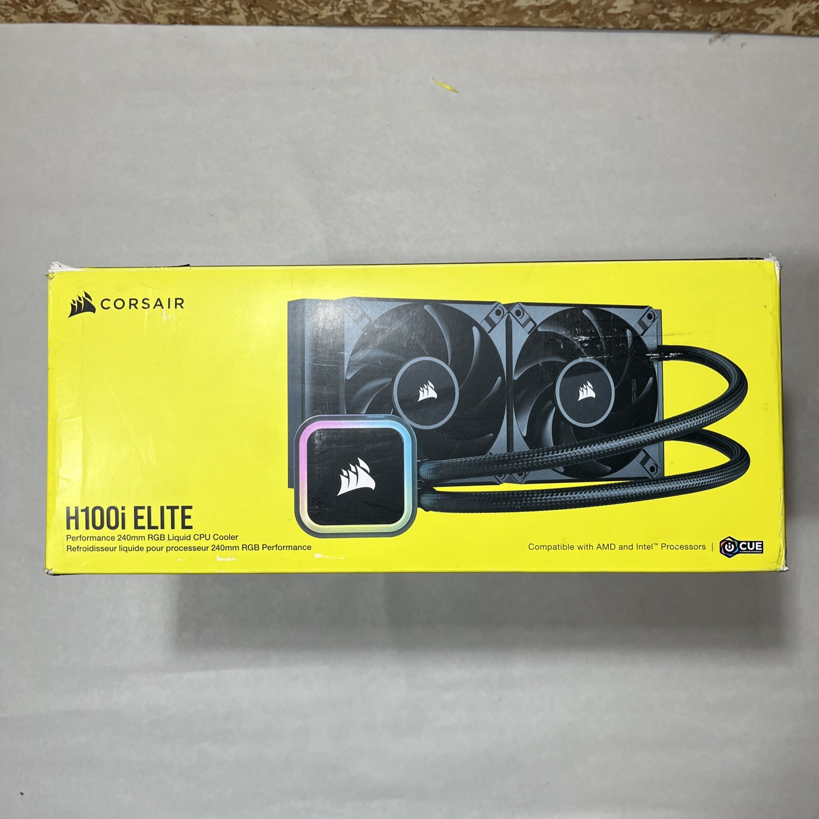 CORSAIR CW9060058WW iCUE H100i RGB ELITE Liquid CPU Cooler **PARTS