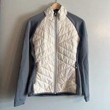 Smartwool Phd Smartloft Women's Corbet 120 Jacket Coat White Gray Medium M