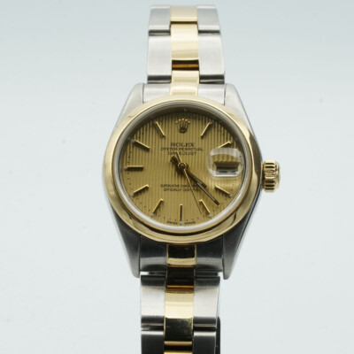 ROLEX OYSTER PERPETUAL LADY DATEJUST DAMEN UHR 26MM 79163 STAHL/GOLD TOP