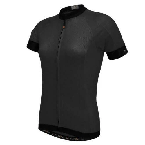 Camisetas y tops de ciclismo negros