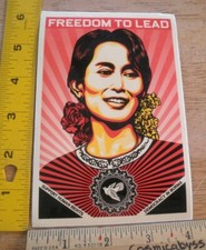 Democracy in Burma Shepard Fairey 6x4