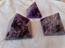 Amethyst Pyramid Natural Healing Crystal Stone Home Protection|45 to 50mm