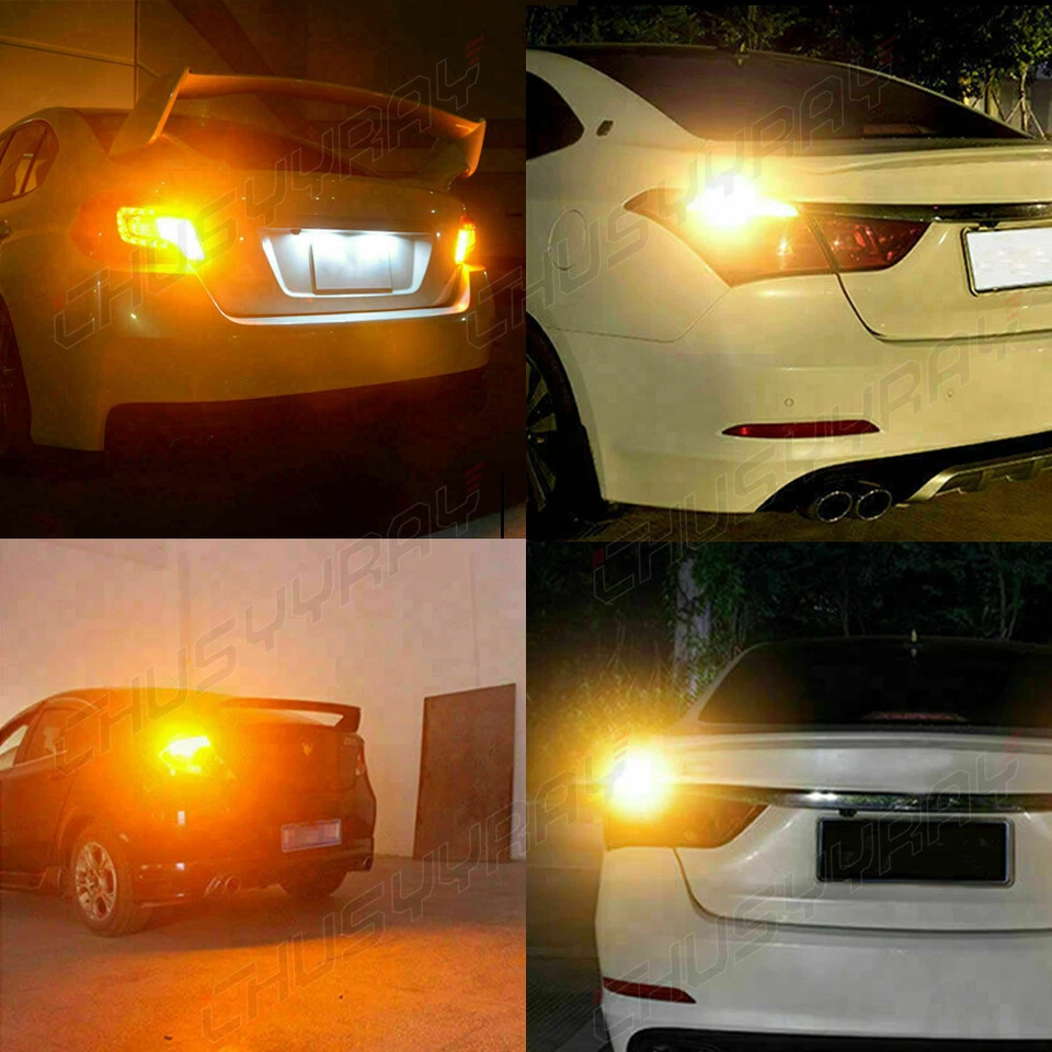 Apto para Ford Ranger 1990-2011 LED intermitente delantero 3157 bombilla LED ámbar Foto 3 de 4