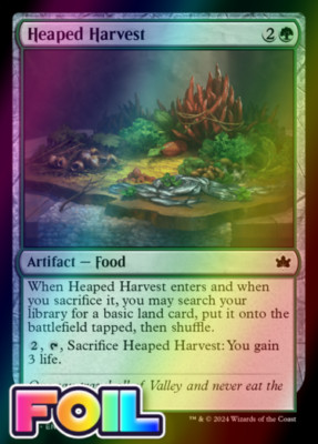 x1 Heaped Harvest BLB Bloomburrow MTG 175 FOIL COMMON M/NM 1x
