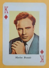 Marlon Brando Movie Film Star Screen Legends Belgium Playing Card