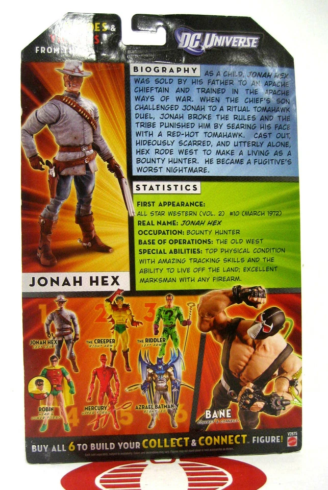 DC Universe Classics Jonah Hexx BAF Bane nuevo en caja 2010 Mattel Foto 2 de 2