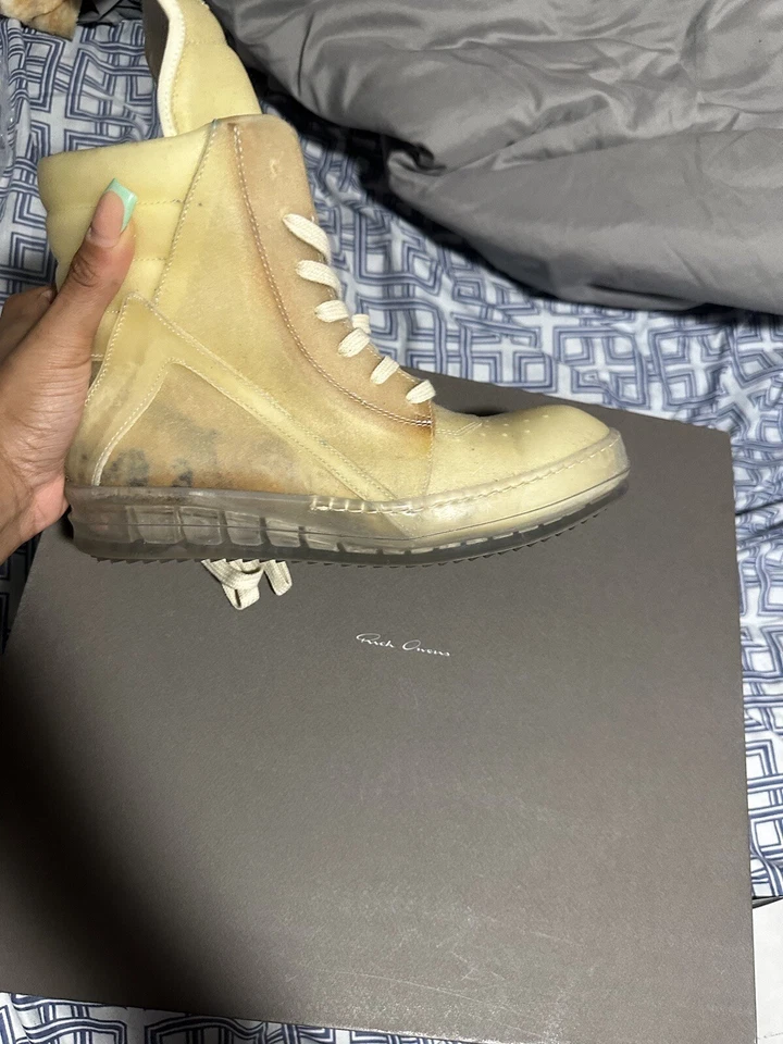 Rick Owen's Geobasket прозрачный размер 39 - Изображение 3 из 4