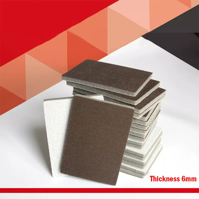Wet and Dry Sponge Polishing Sandpaper Sheet 6mm Thickness 300 2000 Grit