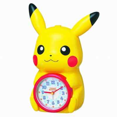 Pokemon SEIKO Alarm Clock Pocket Monster Pikachu JF384A JAPAN [Authentic]