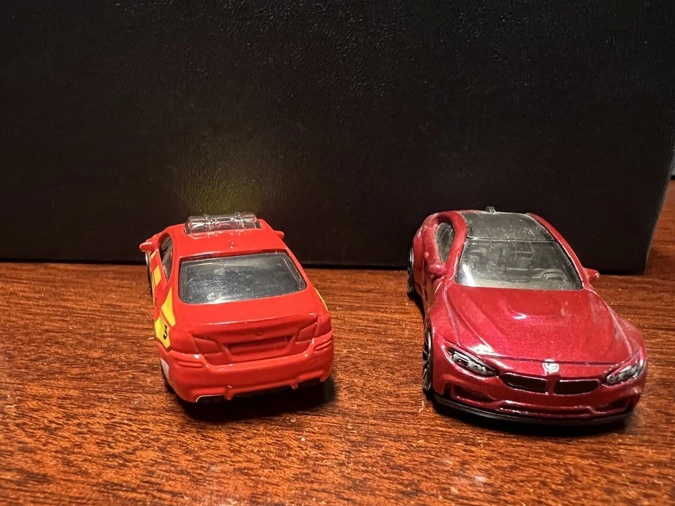 Спичечный коробок MBX Rescue BMW M5 пожарная часть аварийный автомобиль отдельно с M4 HW - Изображение 3 из 4