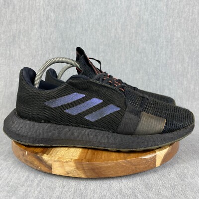 Adidas SenseBoost Go Shoes Womens Size 10 Black Sneakers Running Athletic Gym