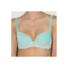 ANDRES SARDA 330-3916 EDEN DEEP PLUNGE PADDED BRA IN OPALINE UK SIZING 