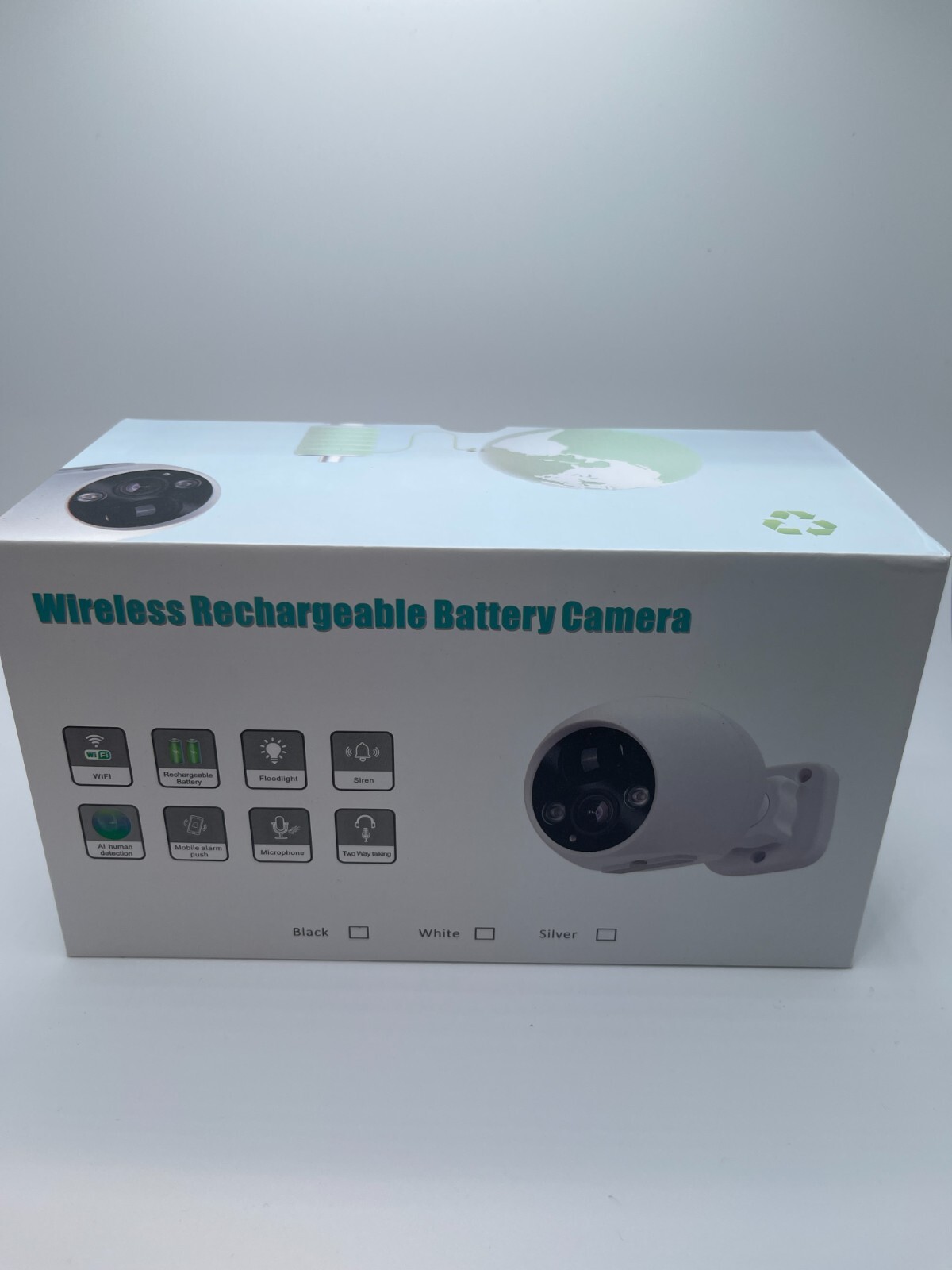 Security Camera Wireless 4 MP Night Vision-Audio-Alarm Included Microsd 64GB-image